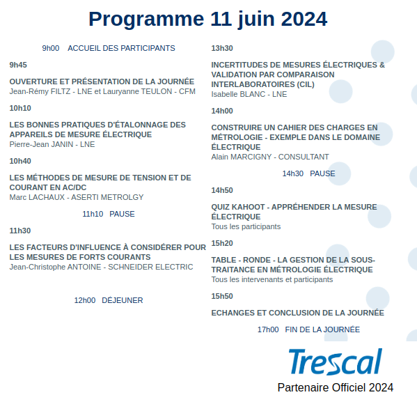 programme journee technique replay 30