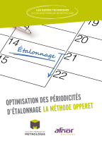 Optimisation des Périodicités d'étalonnage : la méthode Opperet. Méthodes pratiquées pour déterminer les périodicités. Pourquoi et quelle est la méthode OPPERET ? Achat en ligne, format papier/pdf, -10 % pour les adhérents du CFM